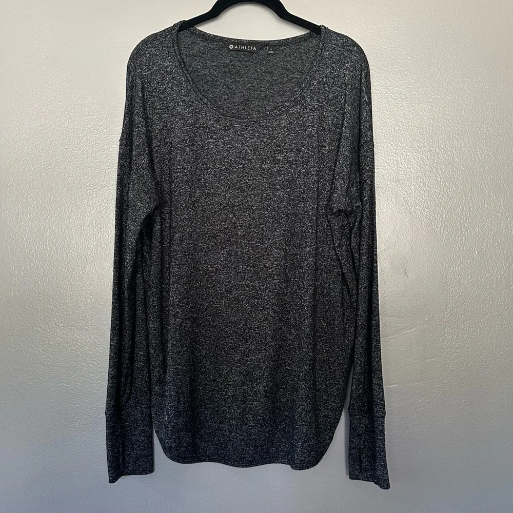 Athleta Lombard Long Sleeve Top Sz L